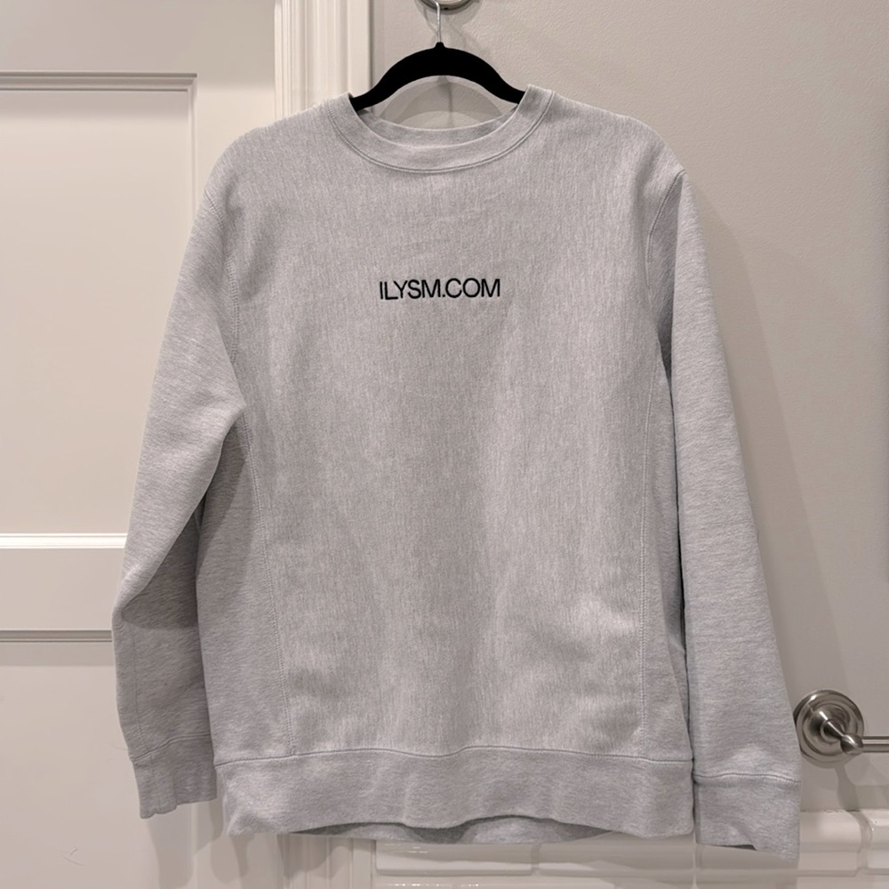 ILYSM.COM (I love you so much) men’s sweatshirt